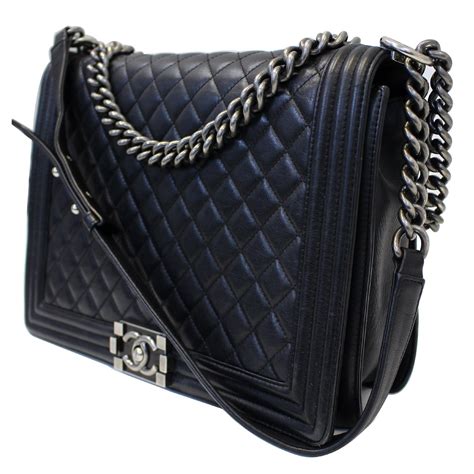 large boy chanel flap bag price